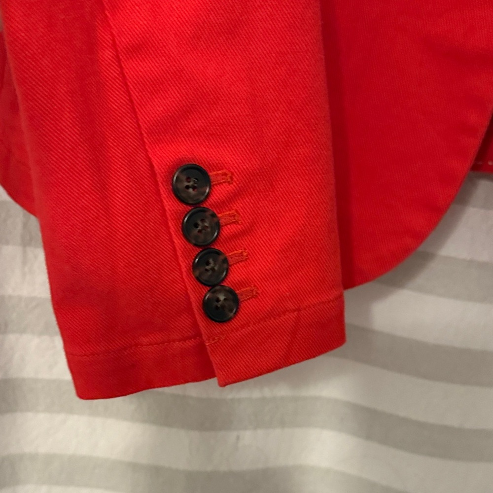 NWT J. Crew Women's Bright Red Blazer sz 10 - Picture 9 of 14